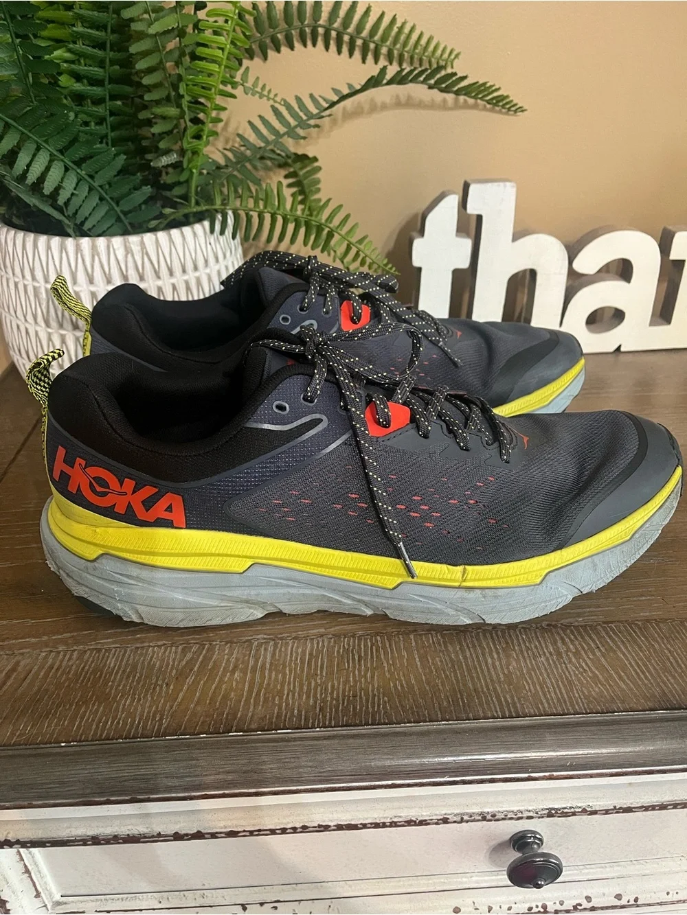 Hoka One One Challenger ATR 6 Trail Running Shoes 1106510 OBGS Mens Size 14 D